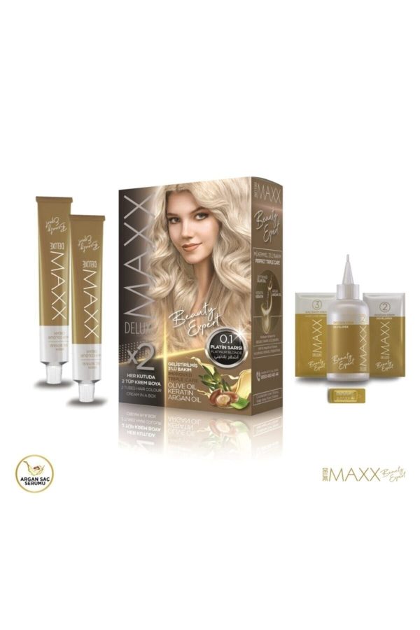 رنگ مو اورجینال برند Maxx deluxe مدل Maxx Beauty Expert 01 کد 39934984 - Image 2