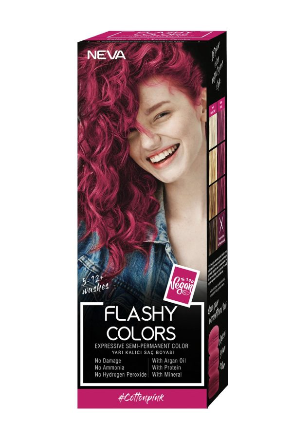 رنگ مو اورجینال برند Flashy colors مدل Yarı Kalıcı Saç Boyası کد 4801003 - Image 2