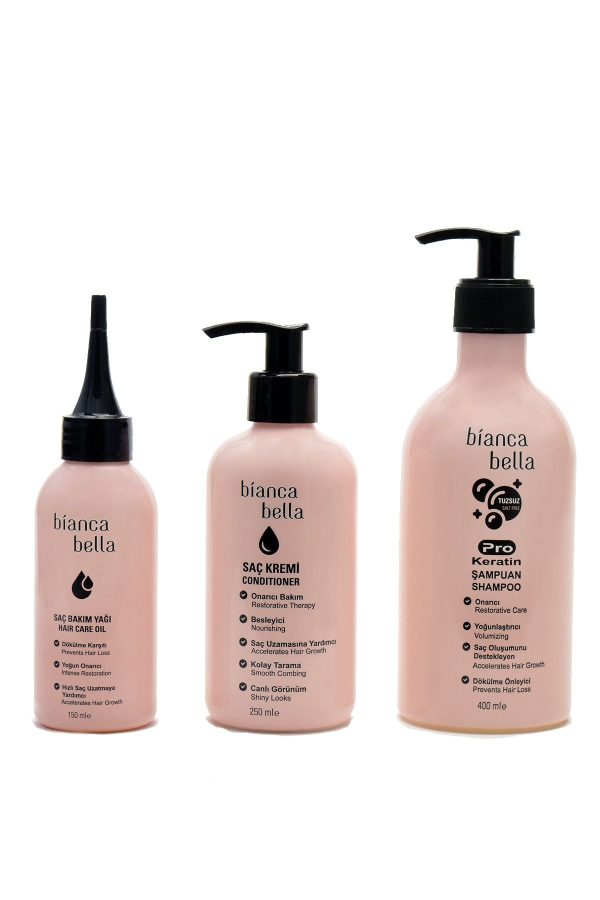 ست مراقبت از مو اورجینال برند Bianca bella مدل 3lü saç bakım seti کد 94539712 - Image 2
