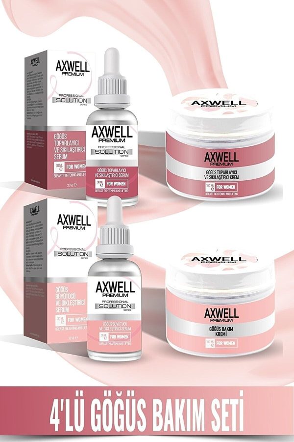 کرم بدن اورجینال برند Axwell premium مدل Premium 4'lü Göğüs Bakım Seti کد 127821442 - Image 2