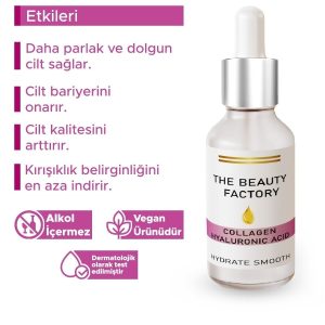 سرم پوست اورجینال برند The beauty factory مدل Collagen Hyaluronic Acid Hydrate Smooth کد 684484739