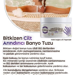 کرم بدن اورجینال برند Bitkizen مدل **Lavender Extract Purifying Bath Salt** کد 741172613