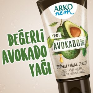 کرم صورت اورجینال برند Arko مدل Avocado 60ml کد 739768572
