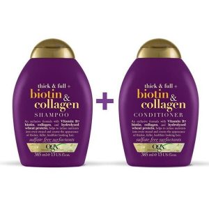 شامپو اورجینال برند Ogx مدل Biotin-collagen Shampoo and Conditioner Set کد 746749049