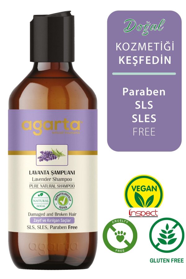 شامپو اورجینال برند Agarta مدل Natural Lavender Shampoo 400 ml کد 158688121 - Image 2