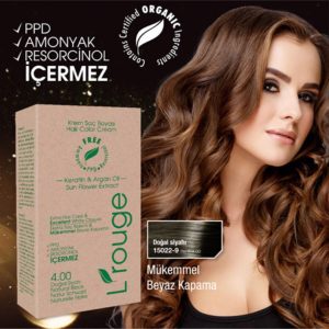 رنگ مو اورجینال برند L rouge مدل Krem saç boyası doğal siyah کد 42569758