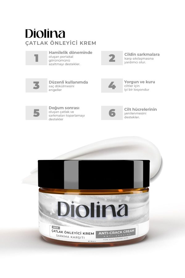 کرم رفع ترک بدن اورجینال برند Diolina کد 676435461 - Image 2