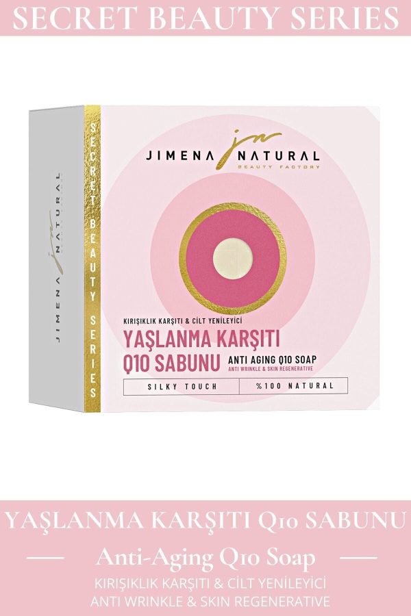 صابون جامد اورجینال برند Jimena natural مدل Anti Aging Q10 Soap کد 376965084 - Image 3