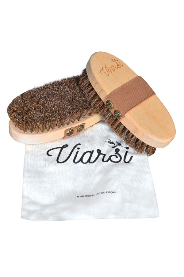 برس سلولیت اورجینال برند Viarsi مدل Natural Horsehair Cellulite Brush کد 195970808 - Image 3