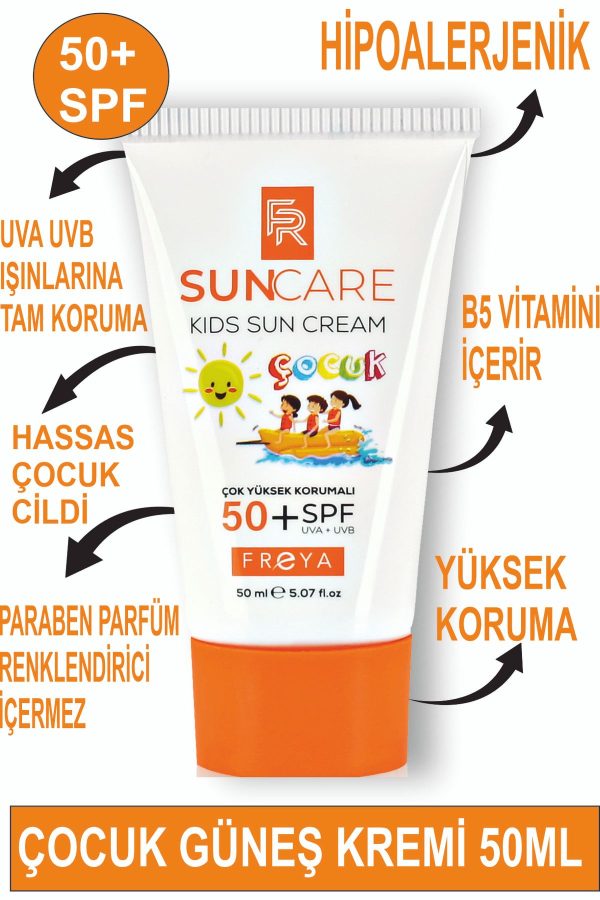 کرم ضد آفتاب کودک اورجینال برند Freya مدل Kids Sun Cream 50ml کد 308853708 - Image 3