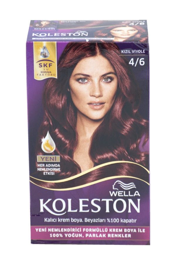 رنگ مو اورجینال برند Wella مدل 4/6 Kızıl Viyole Set کد 1233550 - Image 3