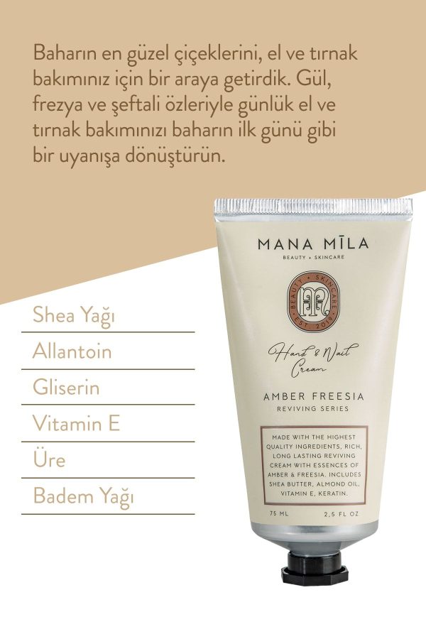 کرم دست اورجینال برند Mana mila مدل Hand and Nail Cream کد 110758189 - Image 3