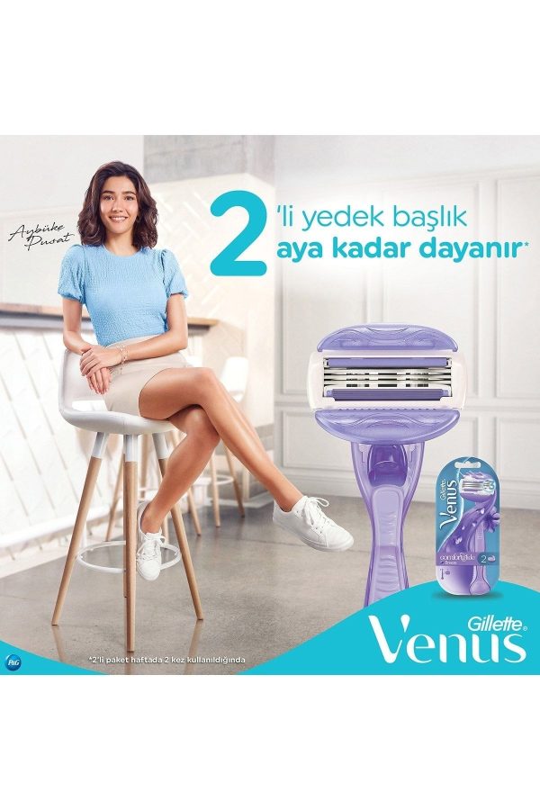 ژیلت و ریش تراش اورجینال برند Gillette مدل Comfort Glide Breeze کد 119279090 - Image 3