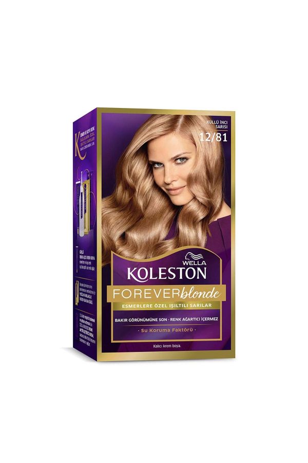 رنگ مو اورجینال برند Wella مدل Koleston Kit Saç Boyası 12/81 کد 80837362