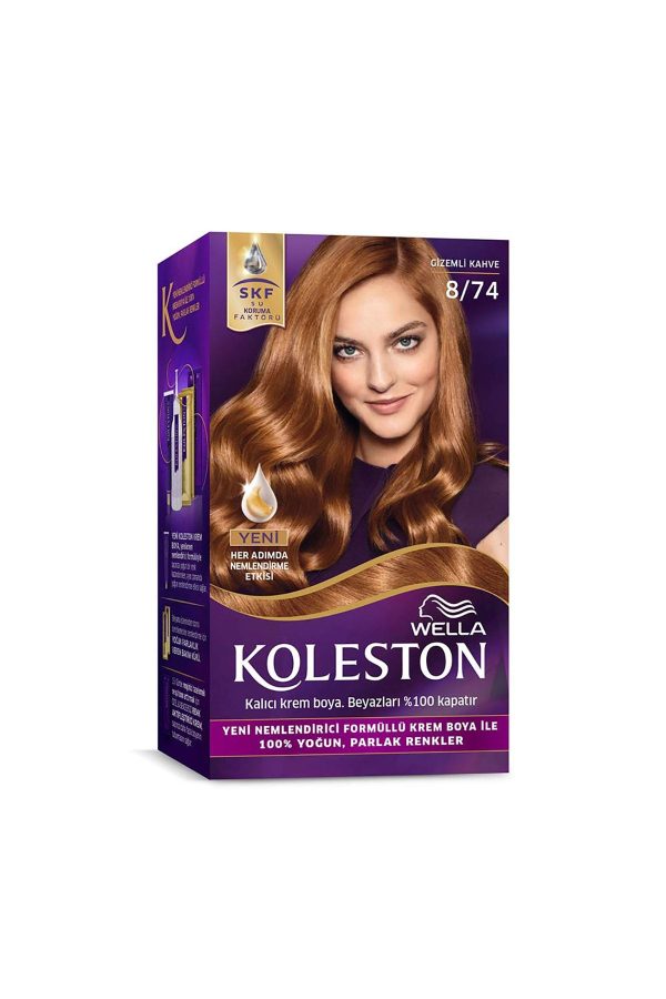 رنگ مو اورجینال برند Wella مدل Gizemli Kahve Kalıcı Krem Boya کد 68190360