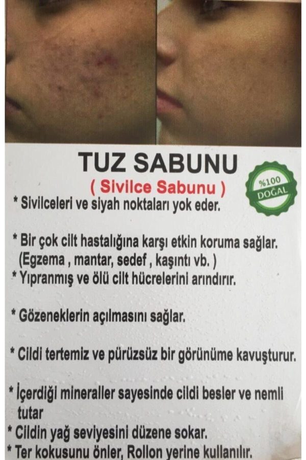 صابون جامد اورجینال برند Riza efendi tuzlari مدل Natural salt soap کد 64578075 - Image 3
