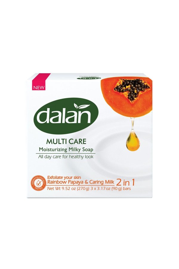 صابون جامد اورجینال برند Dalan مدل Papaya 3x90 G کد 69051602 - Image 3