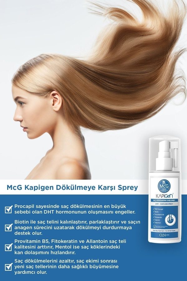 روغن و سرم مو اورجینال برند Mcg مدل Hair Loss Spray کد 33308292 - Image 4