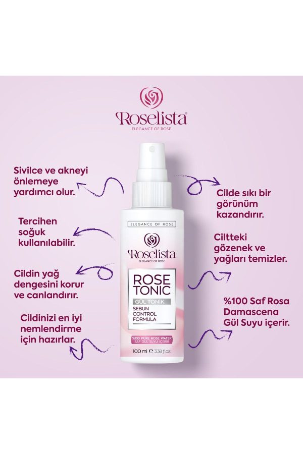کرم جوان کننده اورجینال برند Roselista مدل Rose Toner 100 ml کد 659978473 - Image 5