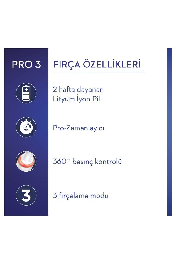 مسواک برقی اورجینال برند Oral b مدل PRO 3900 کد 143632658 - Image 4