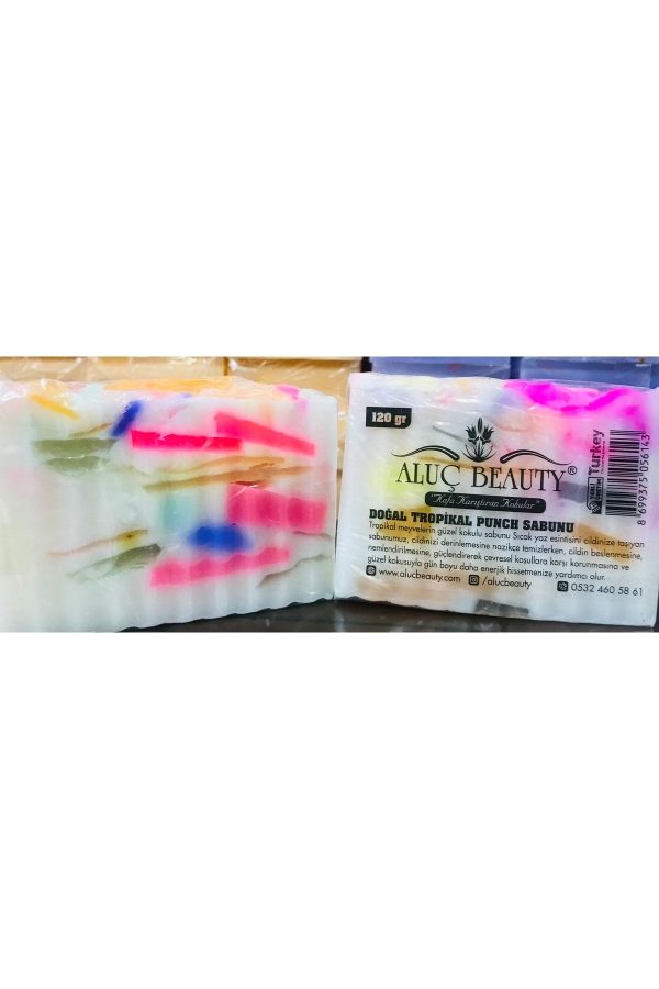 صابون جامد اورجینال برند Aluc beauty مدل Natural Tropical Punch Soap کد 704983800 - Image 5