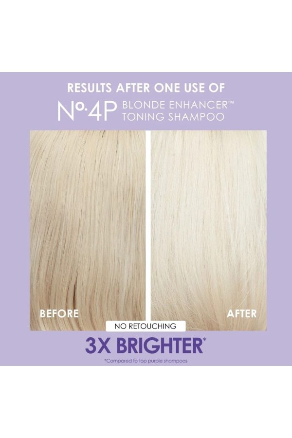 شامپو اورجینال برند Olaplex مدل N°4p Blonde Enhancer Toning Shampoo کد 737858923 - Image 5