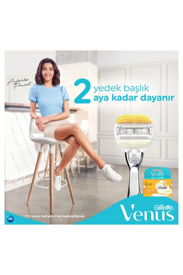 ژیلت و ریش تراش اورجینال برند Gillette venus مدل Venus Comfortglide کد 7173073 - Image 6