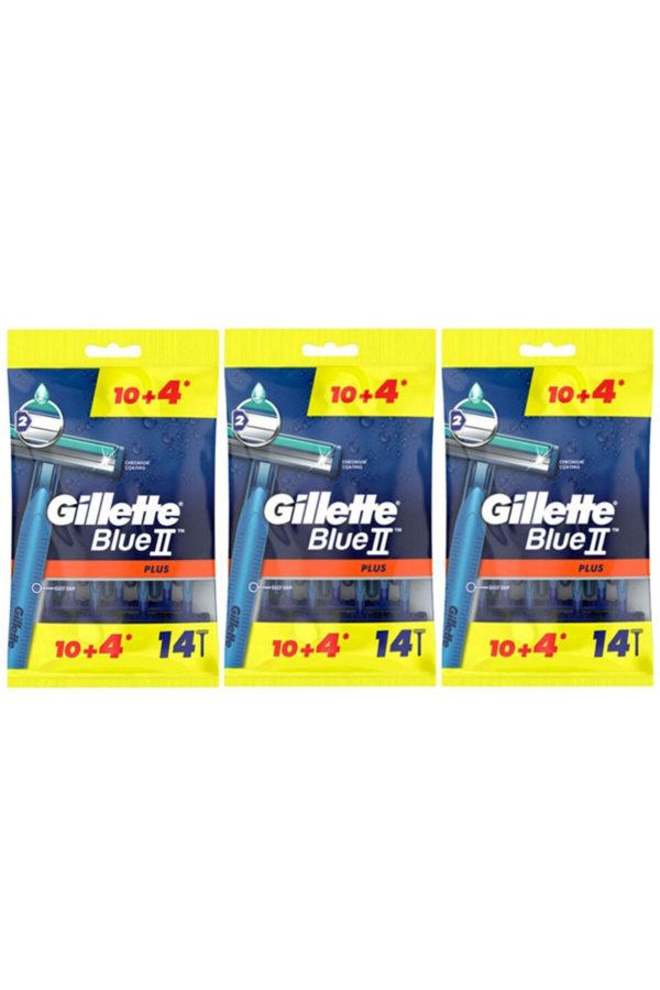 ژیلت و ریش تراش اورجینال برند Gillette مدل Blue2 Plus Disposable Razor کد 77294764