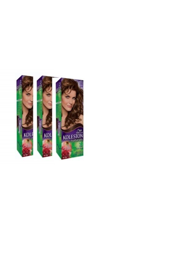 رنگ مو اورجینال برند Wella مدل Natmaxı 3/4 3lu Paket کد 73756802