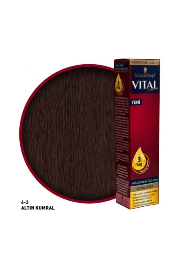 رنگ مو اورجینال برند Vital مدل Vital Tüp Boya 7-56 کد 45340633 - Image 12