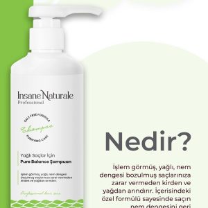 شامپو اورجینال برند Insane naturale مدل Pure Balance Shampoo 500 ml کد 827012642