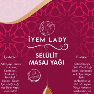 روغن مراقبت کننده اورجینال برند Iyem lady مدل Selülit Yağı 200ml کد 786172036