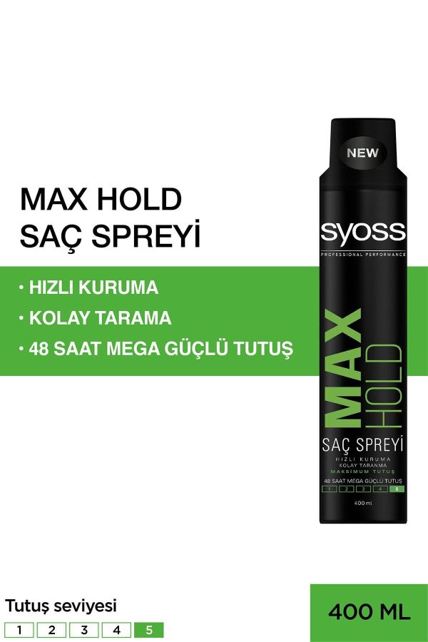 اسپری مو اورجینال برند Syoss مدل Super Hair Spray (400ml) کد 766894171