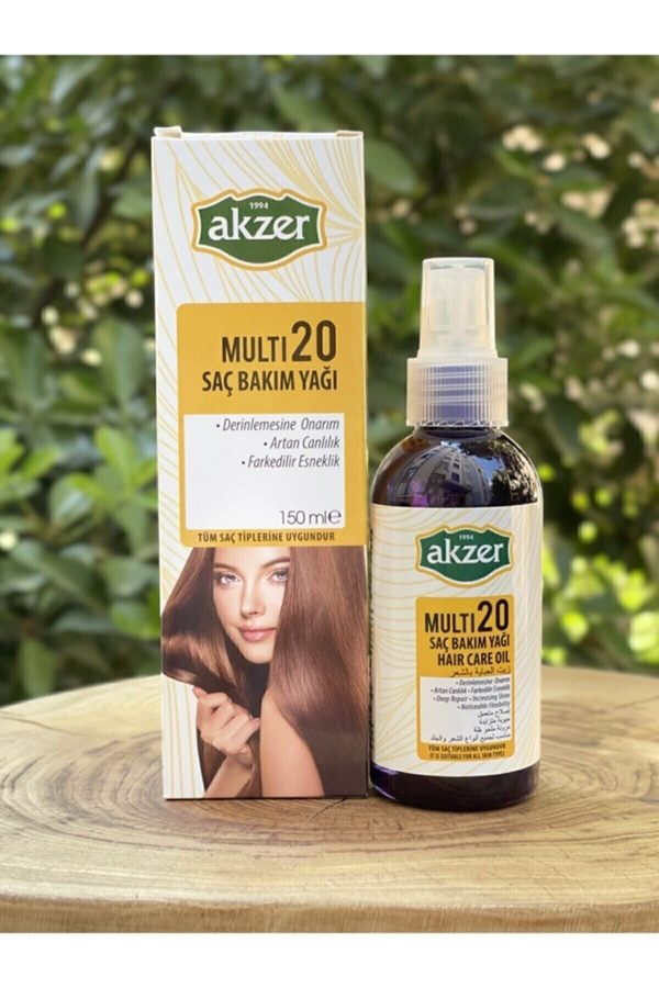 روغن و سرم مو اورجینال برند Akzer مدل Multi-20 Hair Care Oil 150ml کد 31708454