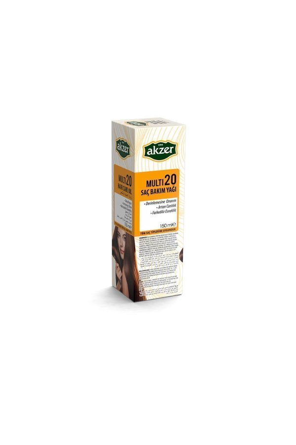 روغن و سرم مو اورجینال برند Akzer مدل Multi-20 Hair Care Oil 150ml کد 31708454 - Image 2