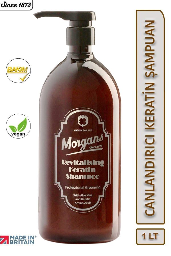 شامپو اورجینال برند Morgan s pomade مدل Revitalising Keratin Shampoo کد 286143369