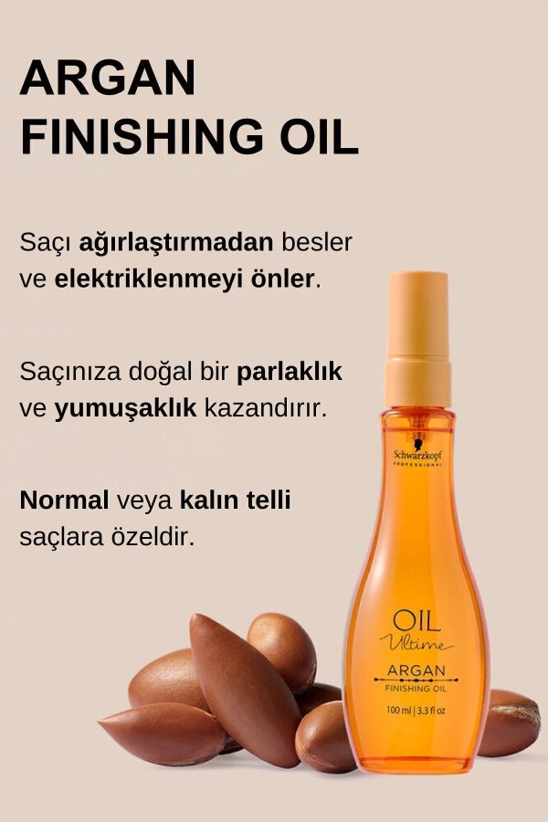 روغن و سرم مو اورجینال برند Oil ultime کد 32095517 - Image 2
