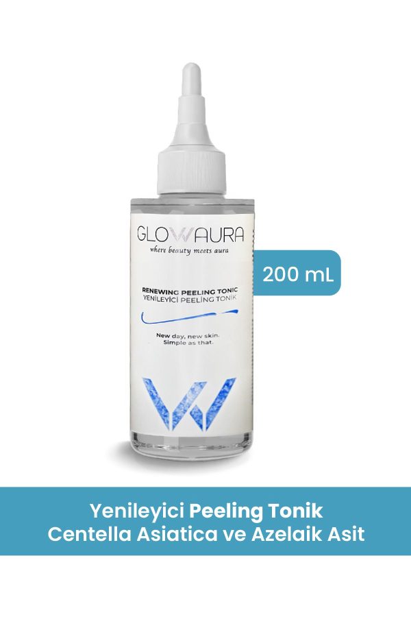 کرم جوان کننده اورجینال برند Glowaura مدل Yenileyici Peeling Tonik 200ML کد 782014818