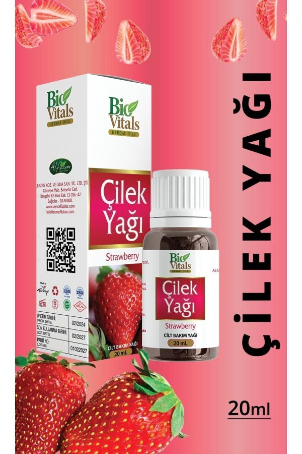 روغن مراقبت کننده اورجینال برند Bio vitals مدل 20ml Strawberry Oil کد 52928432