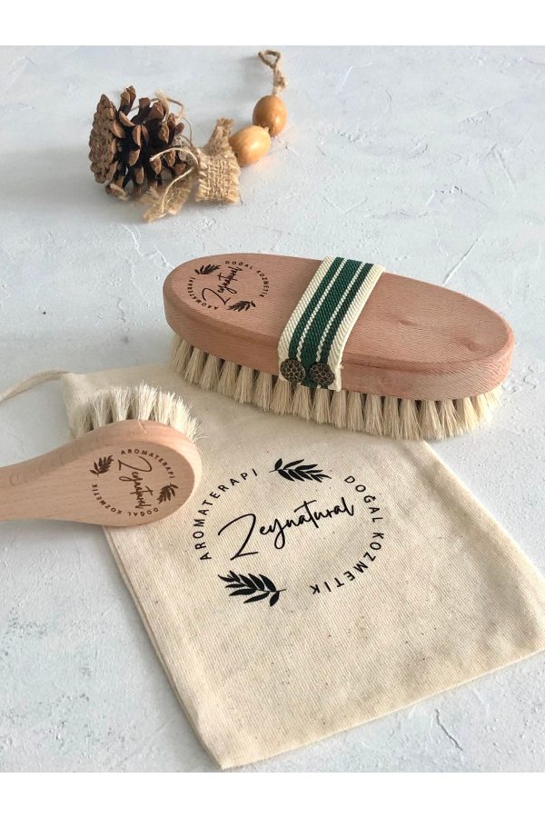برس سلولیت اورجینال برند Zeynatural مدل Natural Horsehair Brush Set کد 457094345