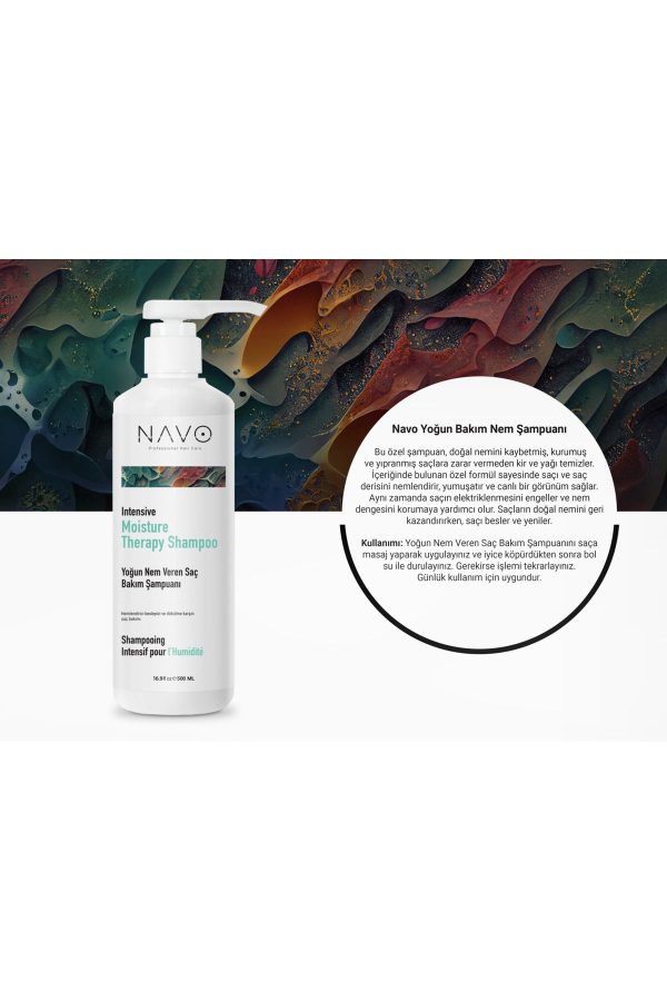 شامپو اورجینال برند Navo مدل Moisture Therapy Shampoo کد 789329824 - Image 3