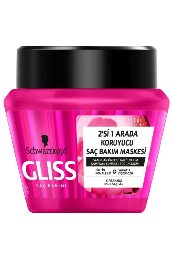 شامپو اورجینال برند Gliss مدل Supreme Length Maske 300 ml کد 759838109