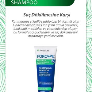 شامپو اورجینال برند Forcapil مدل Anti-hair Loss Shampoo 200 Ml کد 689002450