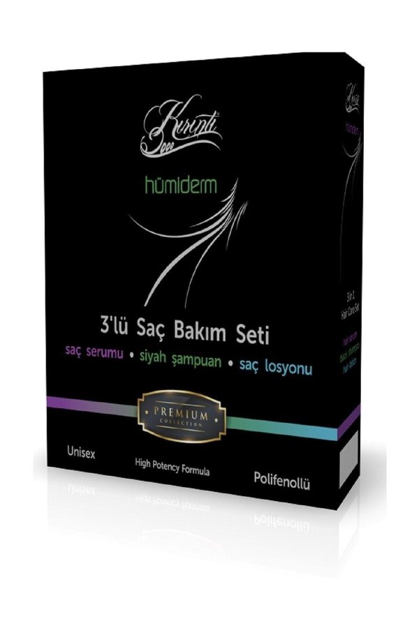 شامپو اورجینال برند Kirinti 2000 مدل Hümiderm 3'Lü Saç Bakım Seti کد 7125106