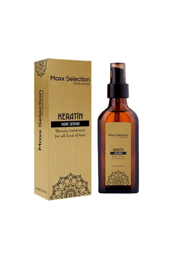 روغن و سرم مو اورجینال برند Maxxselection مدل Keratin Saç Balım Serum--353535 کد 669797970