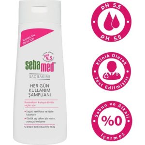 شامپو اورجینال برند Sebamed مدل Daily Care Shampoo 200 ml کد 208077
