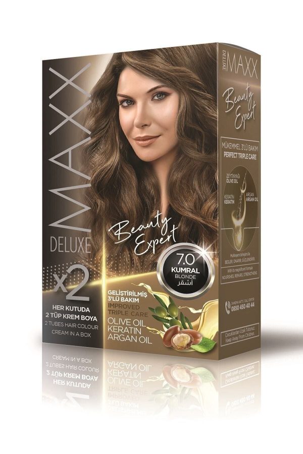 رنگ مو اورجینال برند Maxx deluxe مدل Beauty Expert 70 Kumral Set کد 39902040