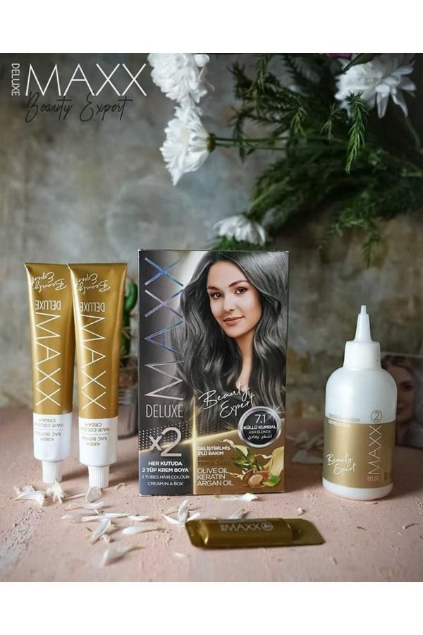رنگ مو اورجینال برند Maxx deluxe مدل Keratinli Kalıcı Saç Boyası (2X50ML) کد 811031906 - Image 3