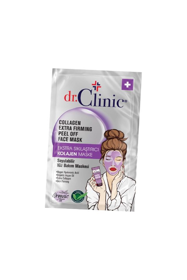 ماسک صورت اورجینال برند Dr clinic مدل Extra Tightening Collagen Peel-Off Mask کد 692789604