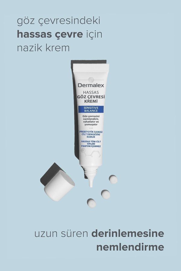 کرم صورت اورجینال برند Dermalex مدل Sensitive Balance Hassas Göz Kremi کد 252531044 - Image 3